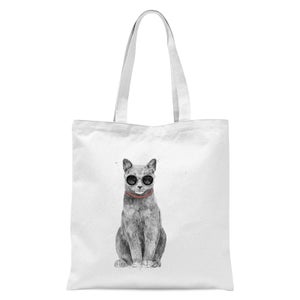 Summer Cat Tote Bag - White