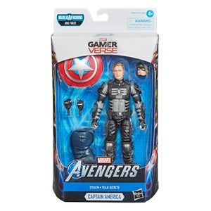 Hasbro Marvel Legends Series Gamerverse Stealth Captain America Action Figure
