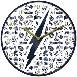 Harry Potter Infographic Clock 10 Inch
