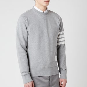Thom Browne Men's 4-Bar Classic Sweatshirt - Light Grey
