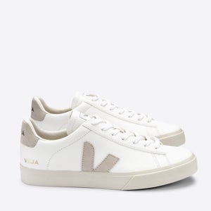 Veja Women's Campo Chrome Free Leather Trainers - Extra White/Natural