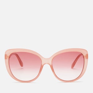 Gucci Women's Cat Eye Sunglasses - Pink/Red