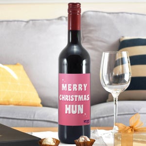 WotNot Creations 'Merry Christmas Hun' Wine