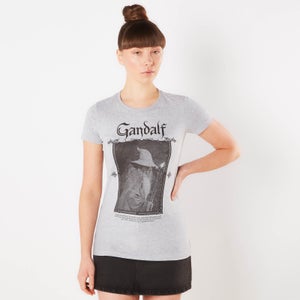 Camiseta El Señor de los Anilos Gandalf - Gris - Mujer