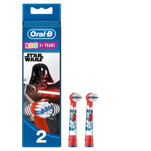 Oral-B Kids' Opzetborstels Met Star Wars-figuren, Verpakking 2-Pak