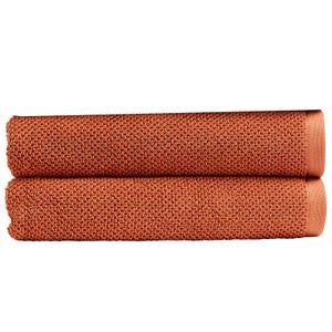 Christy Brixton Towel - Set of 2 - Terracotta