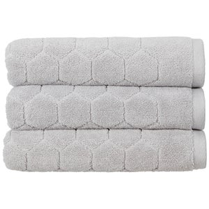 Christy Honeycomb Bath Towel - Set of 2 - Platinum