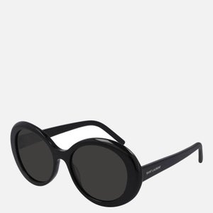 Saint Laurent Women's Oversized Round Sunglasses - Black