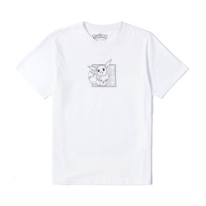 Camiseta Pokémon Eeveelution - Blanco - Hombre