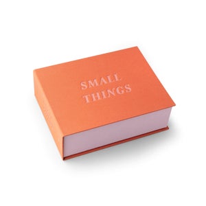 Printworks Small Things Storage Box - Rust/Pink