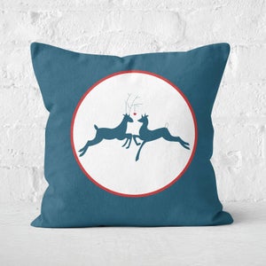 Reindeer Love Square Cushion