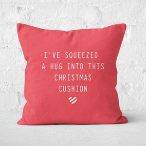 Christmas Hug Cushion Square Cushion