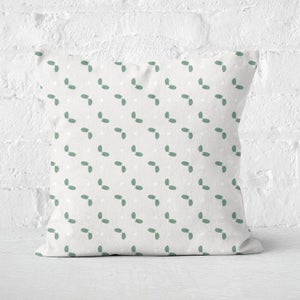 Mistletoe Pattern Square Cushion