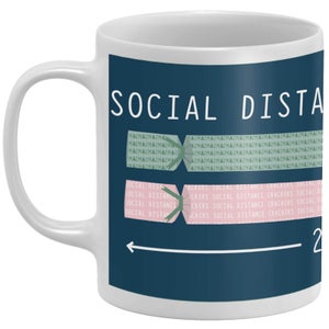 Social Distance Crackers 2M Mug