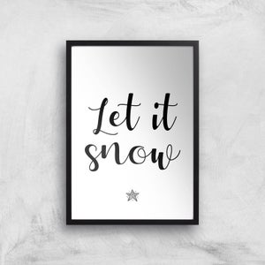 Let It Snow Giclee Art Print