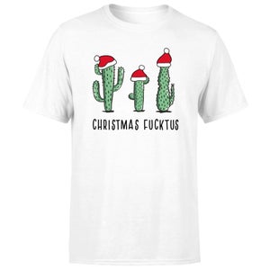 Christmas Fucktus Men's T-Shirt - White