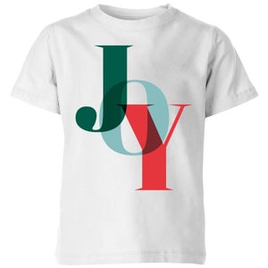 Graphical Joy Kids' T-Shirt - White