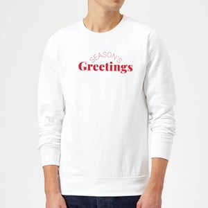 Season's Greetings Sweatshirt - White