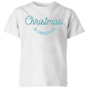 Christmas Is Cancelled Kids' T-Shirt - White