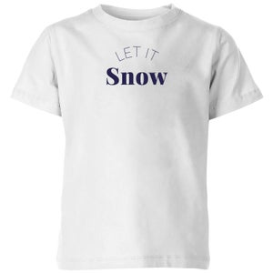 Let It Snow Kids' T-Shirt - White