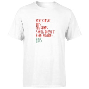 Stay Classy This Christmas Men's T-Shirt - White