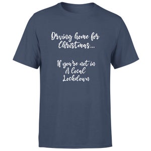 Driving Home For Christmas Men's T-Shirt - Navy