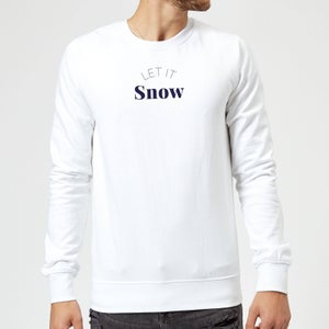 Let It Snow Sweatshirt - White