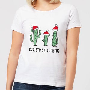 Christmas Fucktus Women's T-Shirt - White