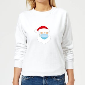 Covid Santa Women's Sweatshirt - White