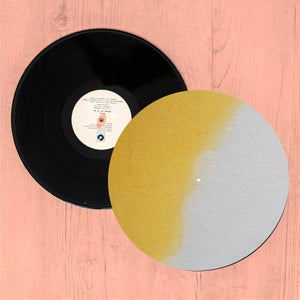 Ombre Yellow Paint Slip Mat