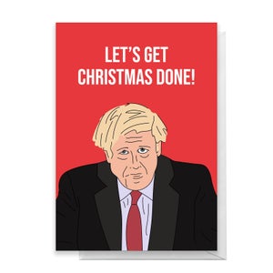 Let's Get Christmas Done Greetings Card