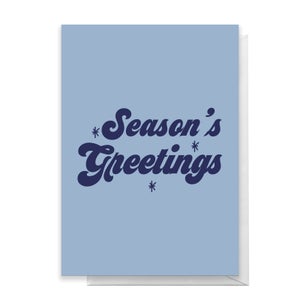 Season's Greetings Greetings Card