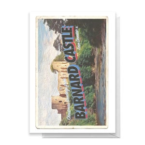Barnard Castle Greetings Card