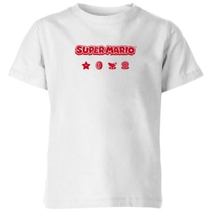 Nintendo Super Mario White T-shirt Kids' T-Shirt - White