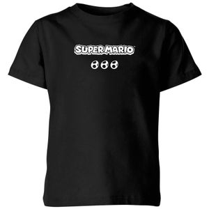Nintendo Super Mario Yoshi Black T-shirt Kids' T-Shirt - Black