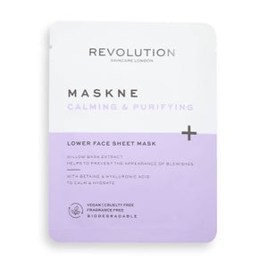 Revolution Skincare Maskcare Maskne Calming & Purifying Lower Face Sheet Mask