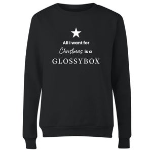 GLOSSYBOX All I Want For Christmas Women's Christmas Jumper - Black