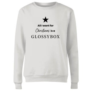 GLOSSYBOX "All I Want For Christmas" Weihnachtspullover - Weiß