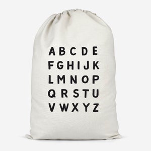 Alphabet Cotton Storage Bag