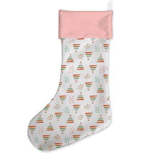 Pastel Abstract Christmas Stocking