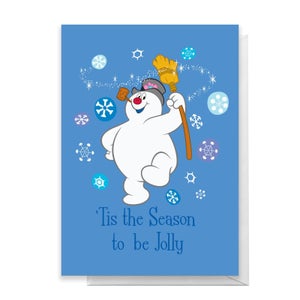 Tis The Season To Be Jolly Greetings Card