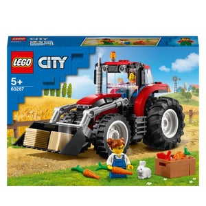 LEGO 60287 City Voertuigen Tractor, Boerderijset met Konijnfiguur Cadeau-idee voor Jongens en Meisjes van 5 jaar