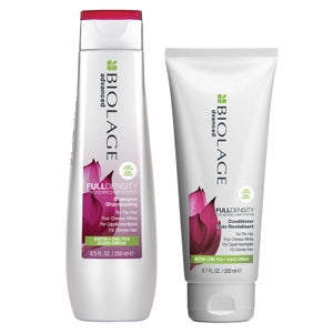 Biolage Advanced FullDensity Thickening Shampoo (250ml) and Conditioner (200ml) Duo Set for Thin Hair