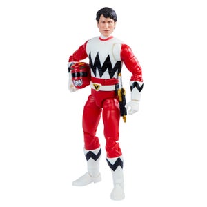 Figura del Ranger Rojo de la Colección Relámpago de los Power Rangers de Hasbro