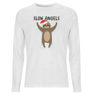 Slow Angels Unisex Long Sleeve T-Shirt - White