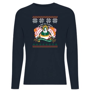 Christmas Cheer Unisex Long Sleeve T-Shirt - Navy