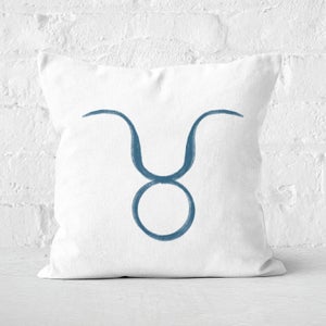 Taurus Symbol Square Cushion