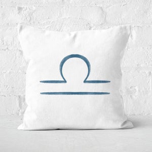 Libra Symbol Square Cushion