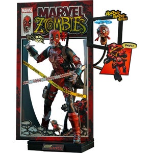 Hot Toys Marvel Zombies Comic Masterpiece im Maßstab 1:6 Zombie Deadpool 31 cm Actionfigur