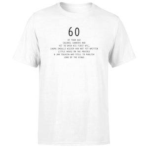 60th Birthday Men's T-Shirt - White